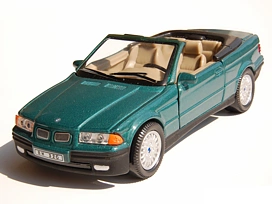 BMW 320i E36 Cabrio,Hongwell,Cararama,1:43