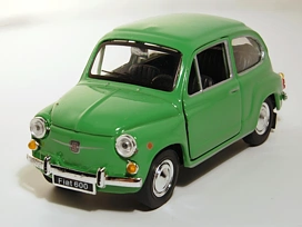 FIAT 600 D (100) (11.1965-12.1969), Hongwell, Cararama, 1:43