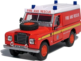 Land Rover 109 Series III Fire And Rescue, Hongwell, Cararama,