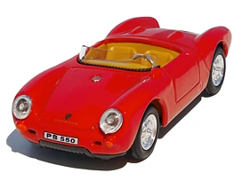 Porsche 550A Spyder, Hongwell, Cararama, 1:40