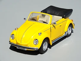 Volkswagen Beetle, Hongwell, Cararama, 1:43